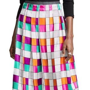 La Prestic Ouiston Gina Grid Skirt NWOT